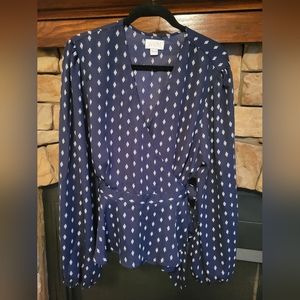 XXL Vixbe Wrap Blouse